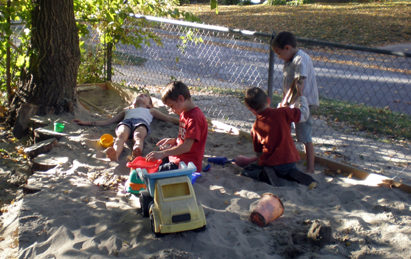 Playing in the Sand Box