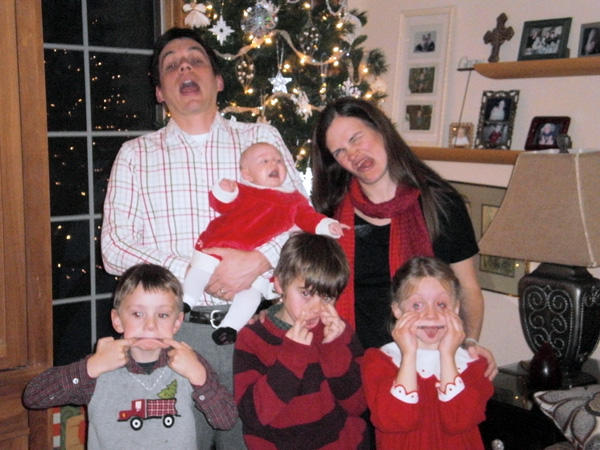 Christmas Eve Family Photo - Take 2
