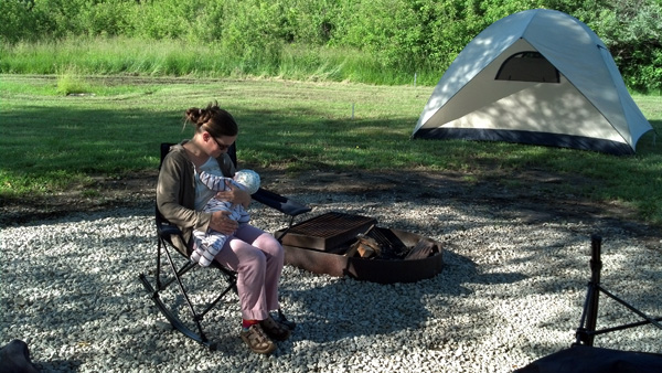 Lucia's First Camping Trip